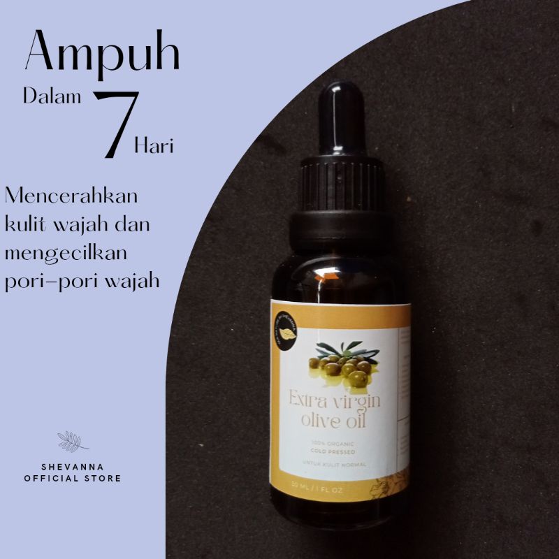 MINYAK ZAITUN MURNI VIRGIN OLIVE OIL EVOO (extract minyak buah zaitun) 30ml