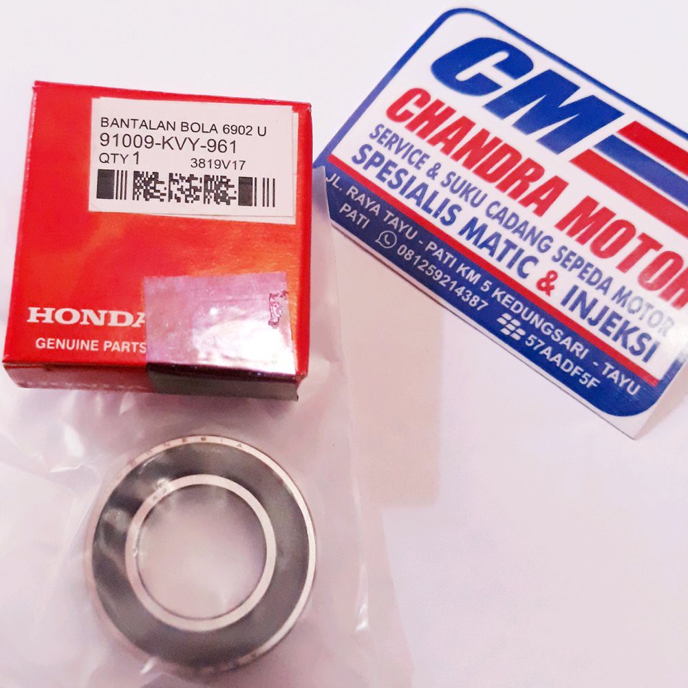 SPAREPART LAHER BEARING PULLY BEARING DRIVEN FACE BEAT  VARIO  BEAT FI  SCOOPY  SPACY