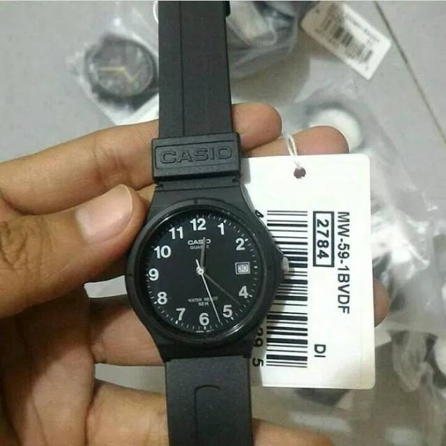 Jam Unisex Casio Mw 59 1b Original Garansi Resmi Casio 1 Tahun Shopee Indonesia