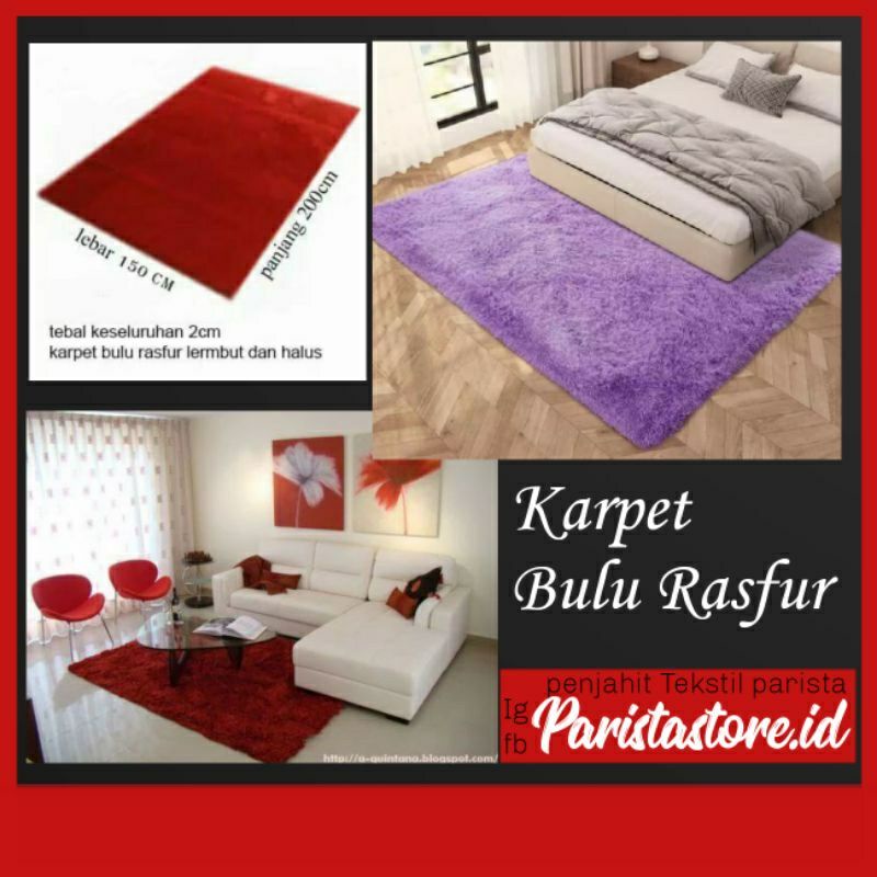 KARPET RASFUR Uk 200*150 • PEKANBARU (aashop)