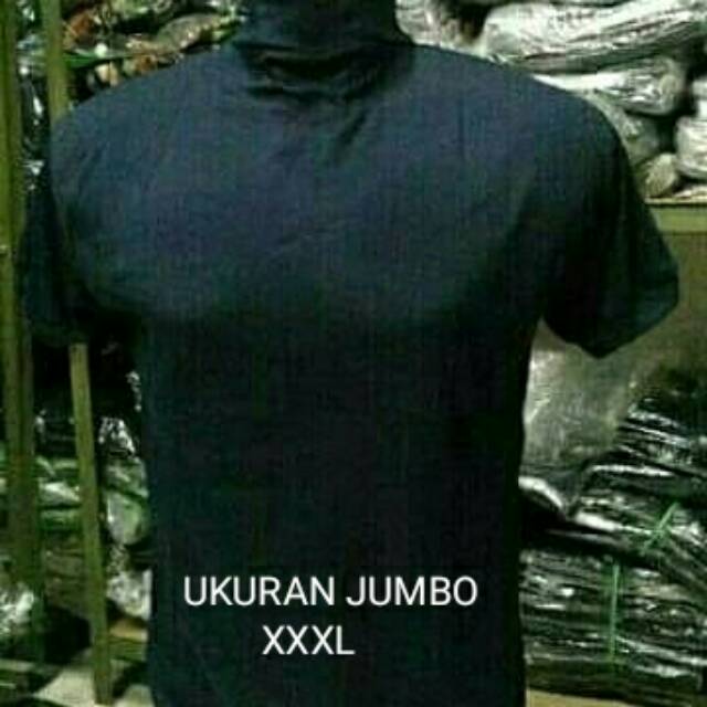 KAOS SECURITY LEHER PANJANG POLOS UKURAN JUMBO XXXL