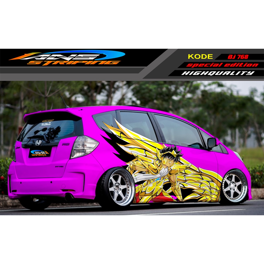 STICKER DECAL MOBIL HONDA BRIO AGYA JAZZ AVANZA YARIS / DECAL STICKER MOBIL JAZZ / STIKER MOBIL