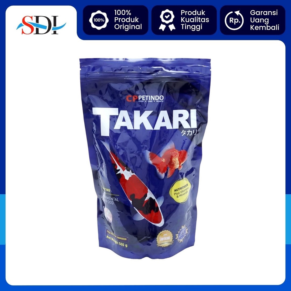 MAKANAN IKAN TAKARI 500GR