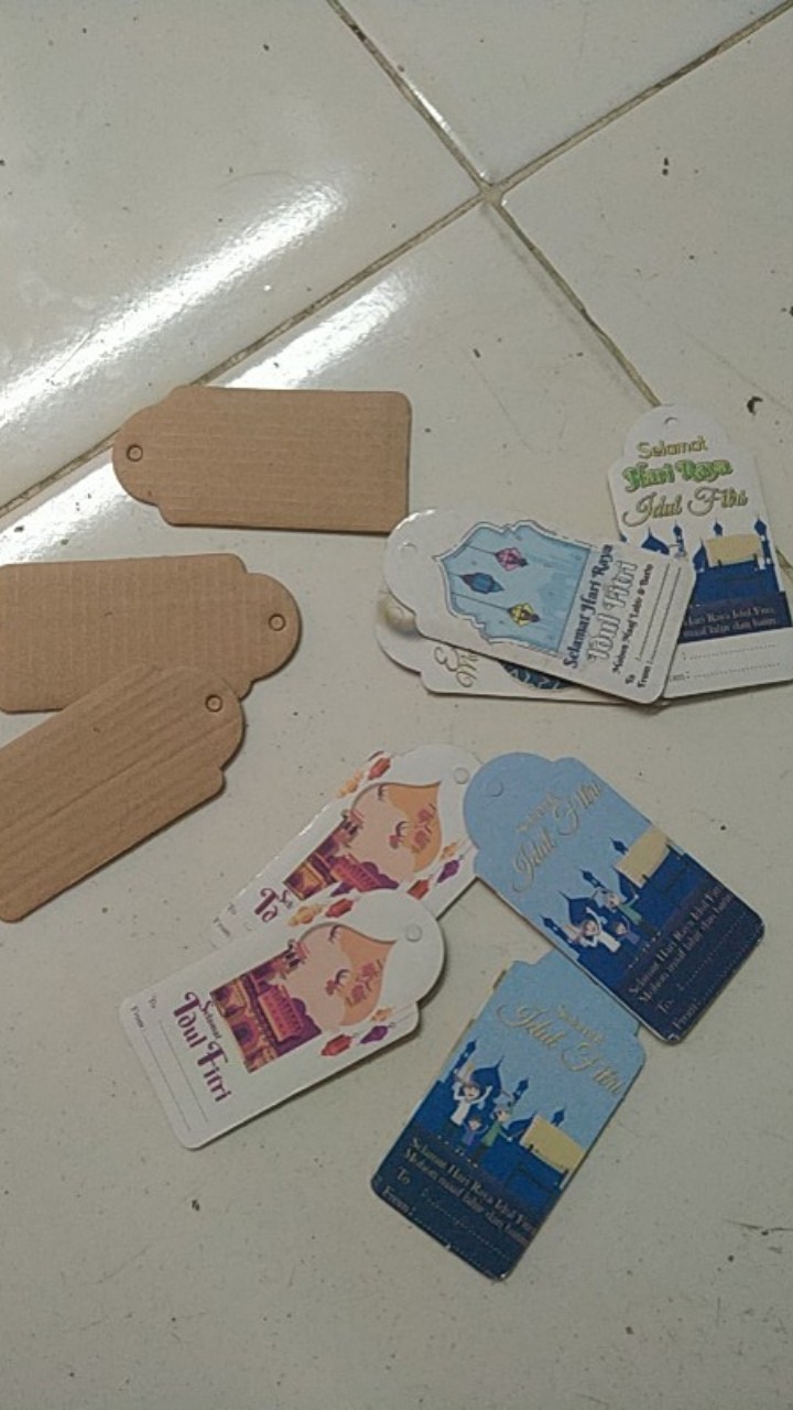 Hangtag Idul Fitri | Hangtag Hari Raya | Duplex+kraft | Hangtag Lebaran H45