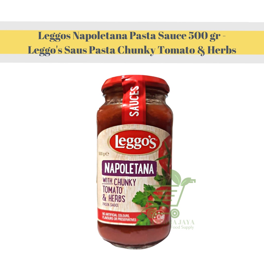 

Leggos Napoletana Pasta Sauce 500 gr - Leggo's Saus Pasta Tomato & Herbs