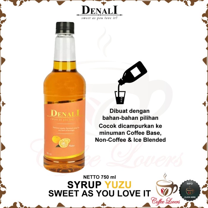 

DENALI SYRUP SIRUP DENALI UK RASA YUZU TERLARIS