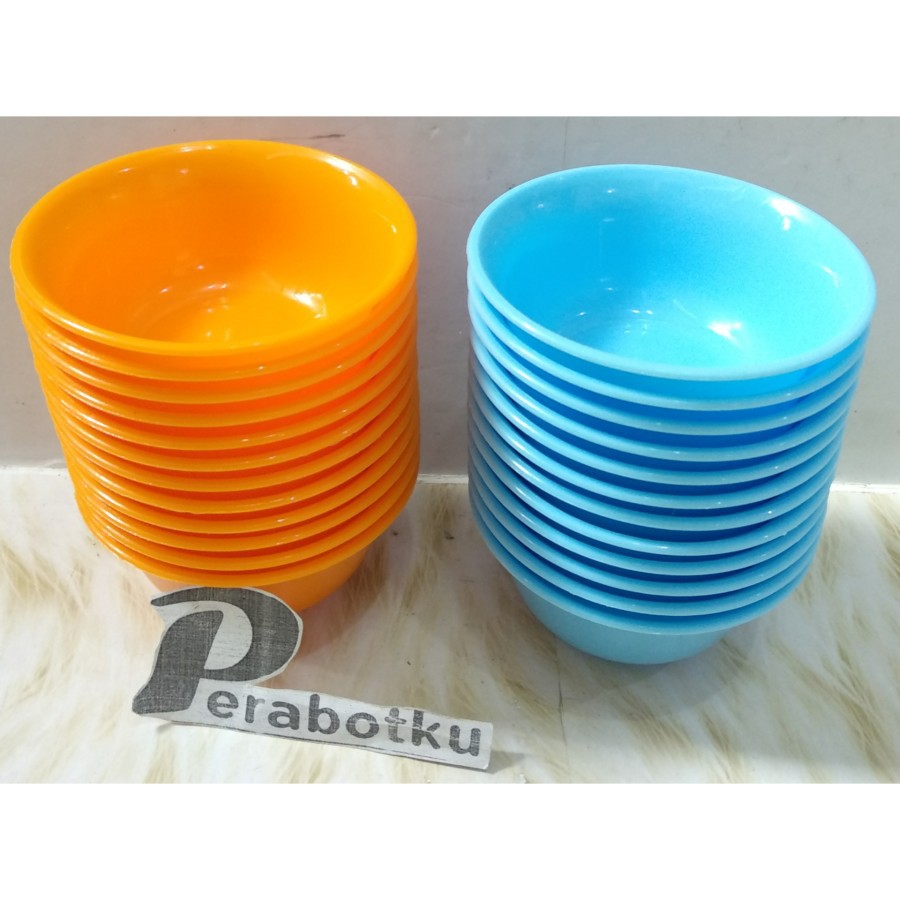 Mangkok Kecil Set Mp-03 GoldenHen/Mangkok Plastik Serbaguna Isi 1Lusin