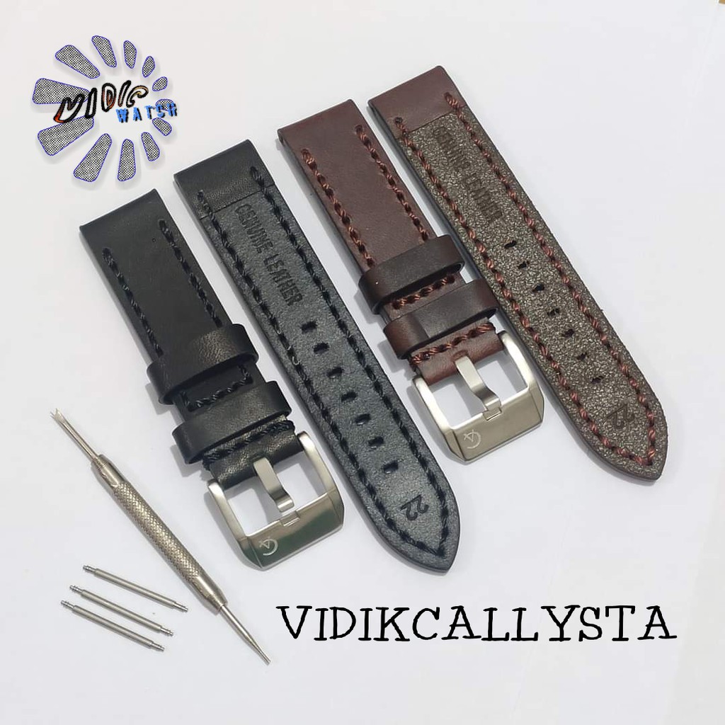 Original Strap tali jam tangan kulit Original AC Expedition 22mm 24mm 22 24 AC Expedition Genuine Leather