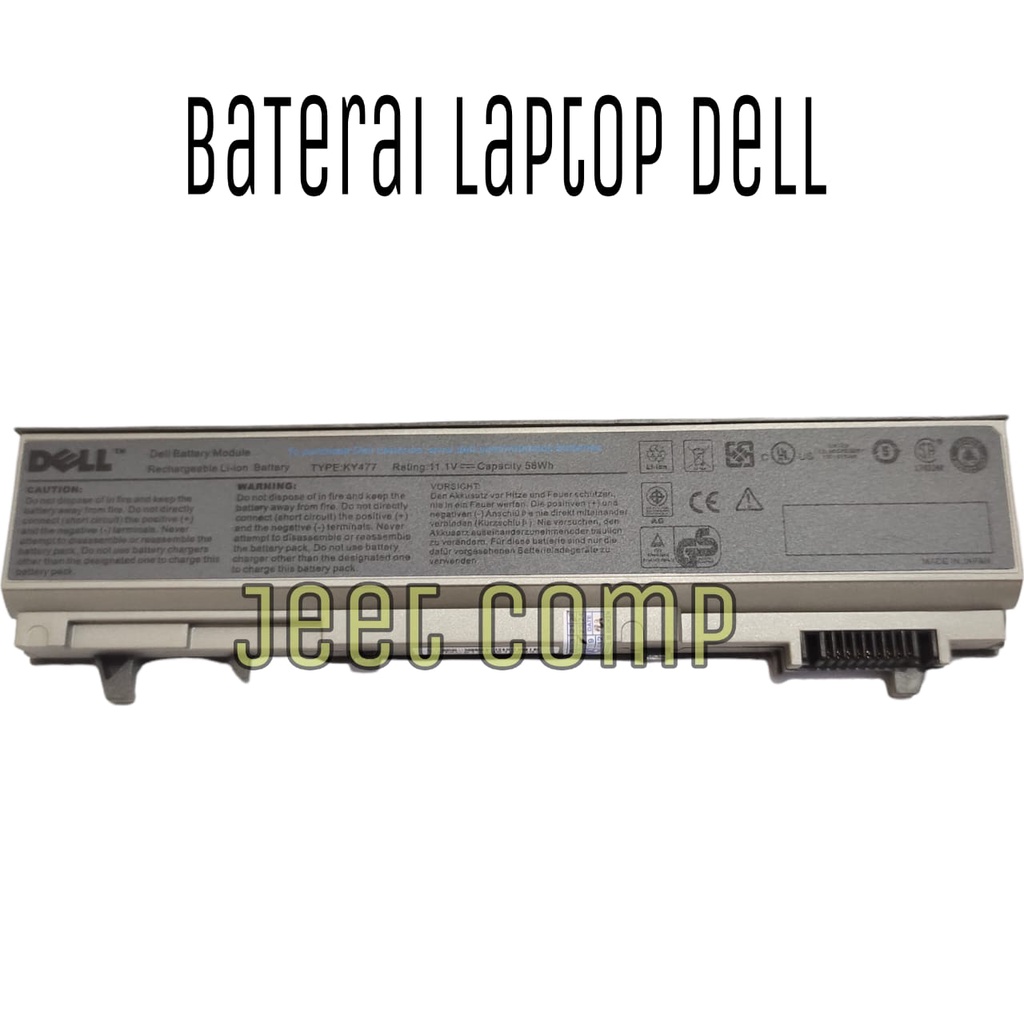 Baterai Dell Latitude E6400 E6410 E6500 E6510 E8400 M2400 M6500 M6400 M4400 Series