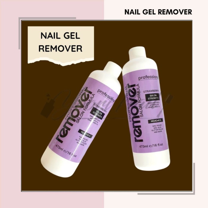 

Nail Remover Gel Softener Nail Professional Salon Penghapus Kutek Gel
