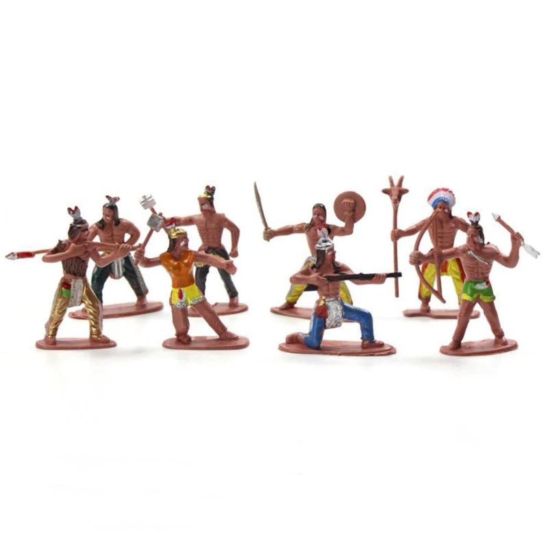 Miniatur Figure Suku Indian Maket Terarrium Diorama - MNOO69