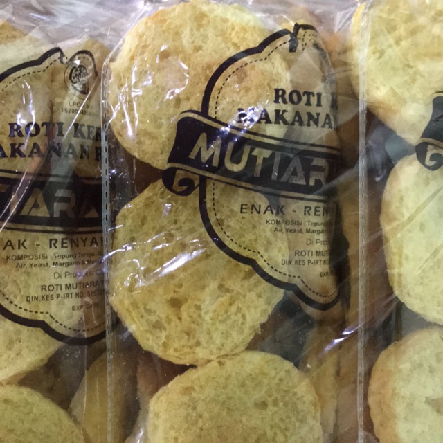 

Roti kering bagelen mutiara