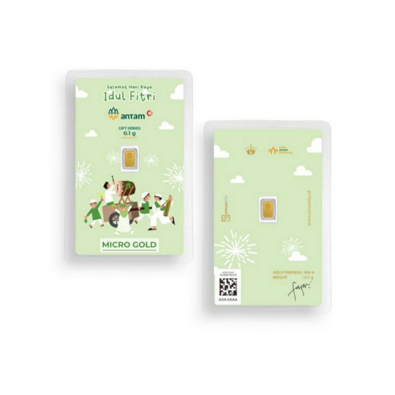 antam 0.1g seri idul fitri/antam micro gold 0.1g idul fitri/antam hartadianata 0.1g seri idul fitri