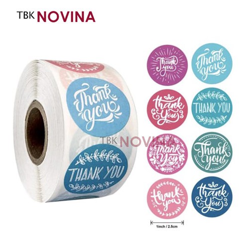 

[KODE 38] Stiker Thank You / Label Segel Thank You (10 pcs)