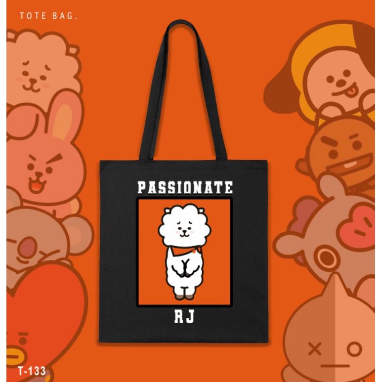 TOTE BAG PASSIONATE BT21