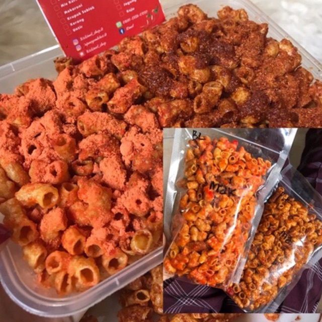 

MAKARONI (200gr) BUMBU BASAH/ MACARONI VIRAL / JAJAN PEDAS /JAJAN JADUL Rizkimelshop.id