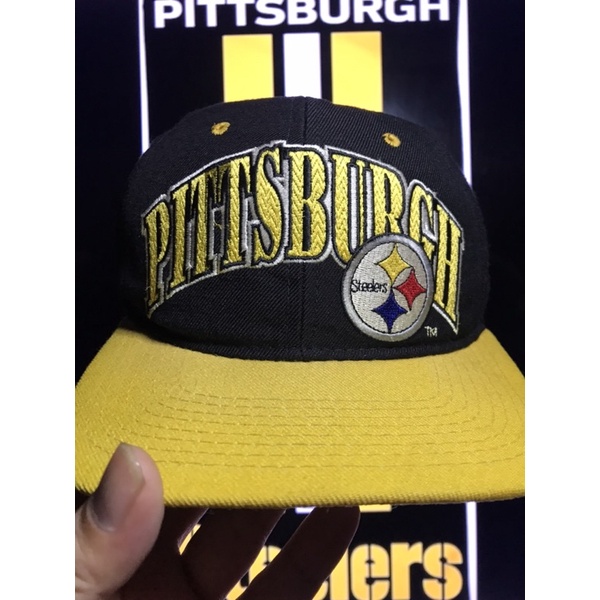 Topi snapback vintage second PITTSBURGH STEELERS starter pro line original