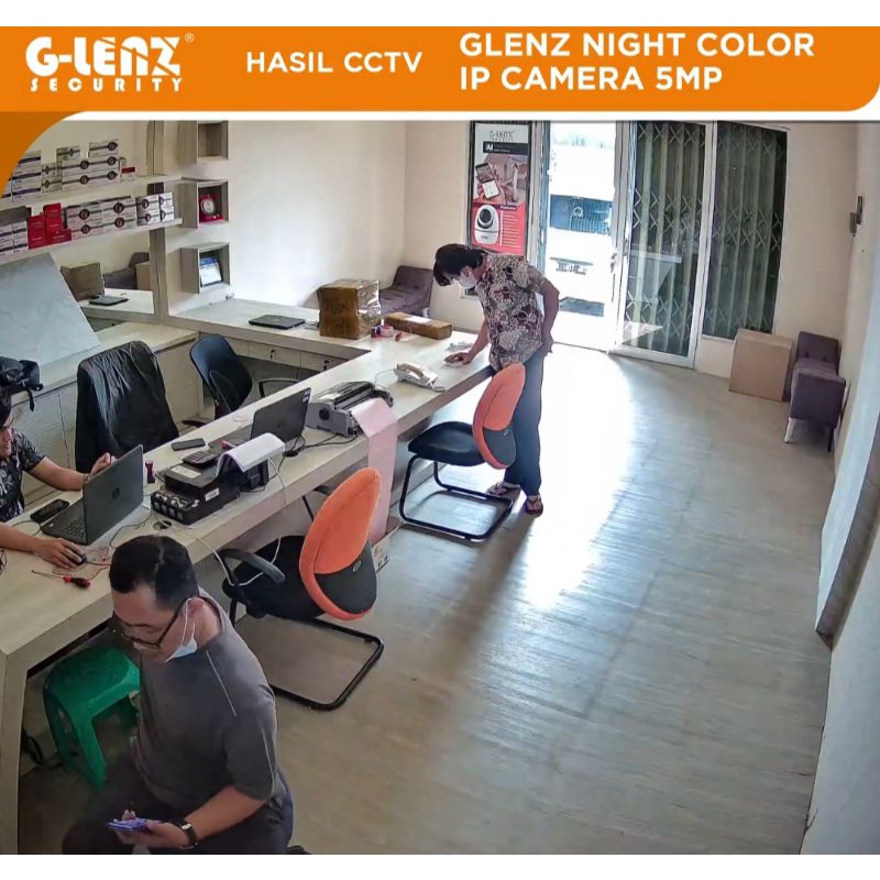 GLENZ CCTV OUTDOOR NIGHT COLOR TECH - CAMERA GUIP 39851 IPCAMERA 5MP