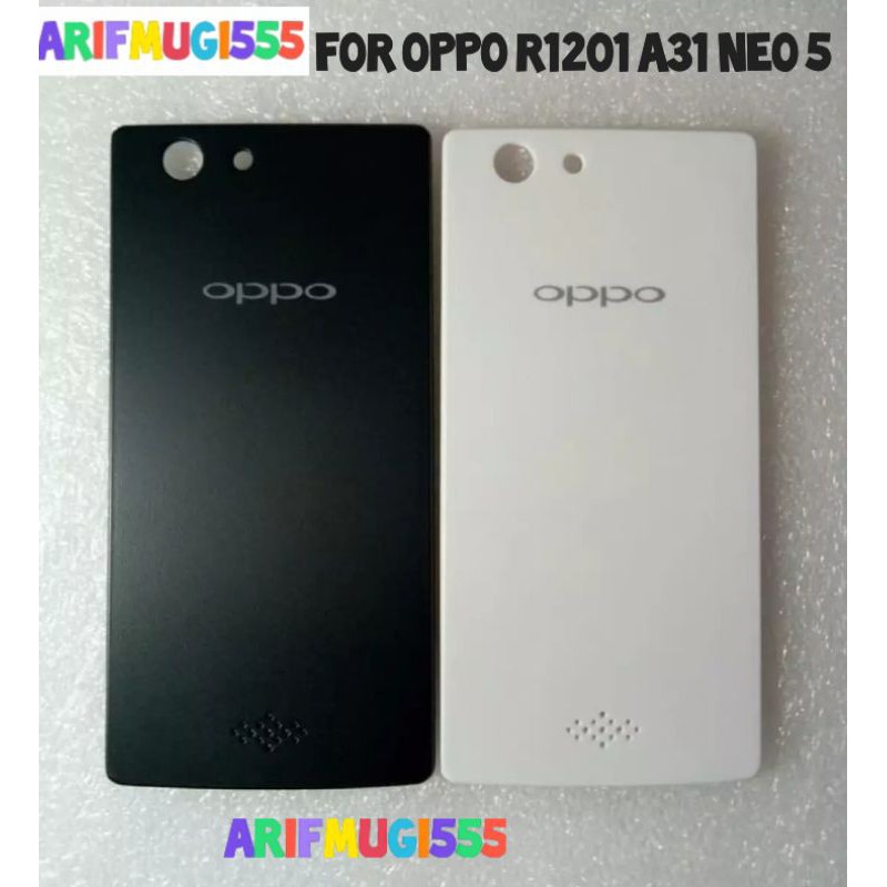 BACKDOOR CESING TUTUP BELAKANG BATERAI OPPO R1201 A31 NEO 5 ORIGINAL