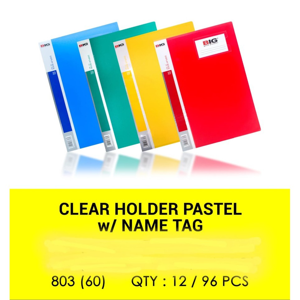 

CLEAR HOLDER / DISPLAY BOOK BIG F4-803 ISI 60 LEMBAR