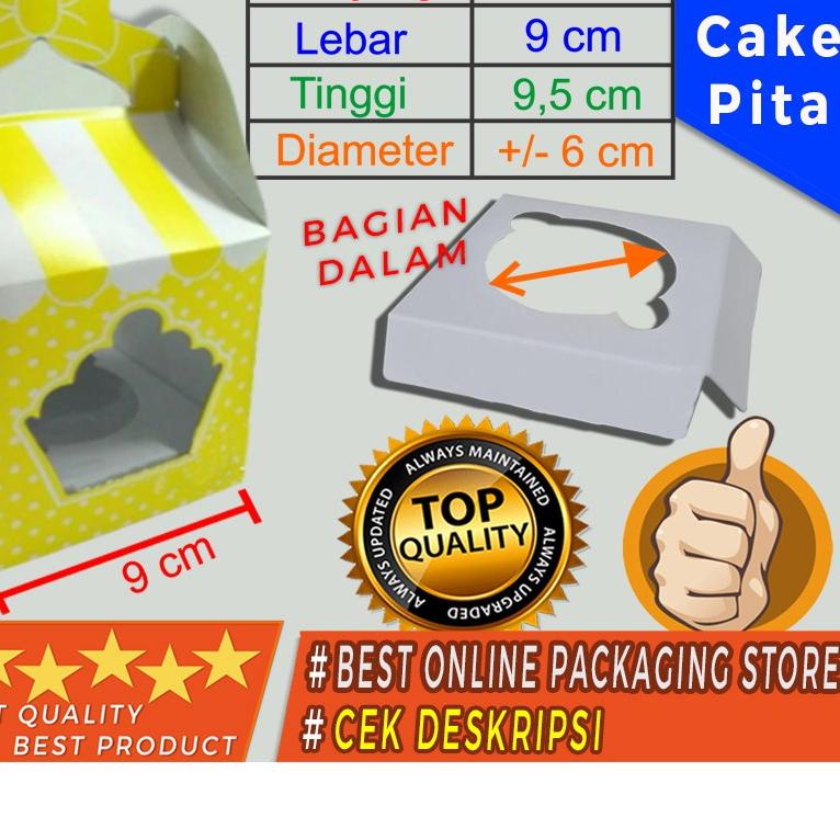 

DUS PITA / BOX PITA / DUS CUPCAKE PITA ( KUNING )