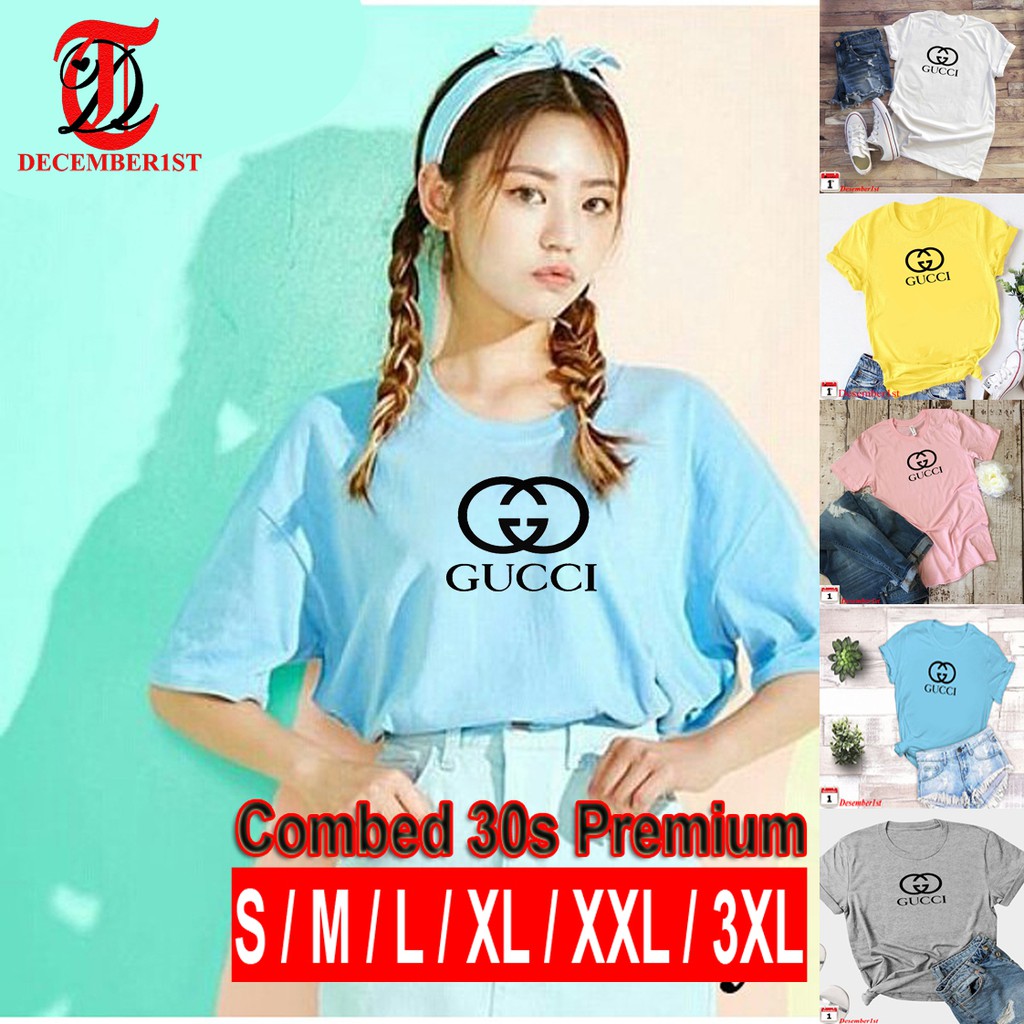 Baju Gucci Premium - Kaos Pakaian Atasan Pria Wanita Oversize