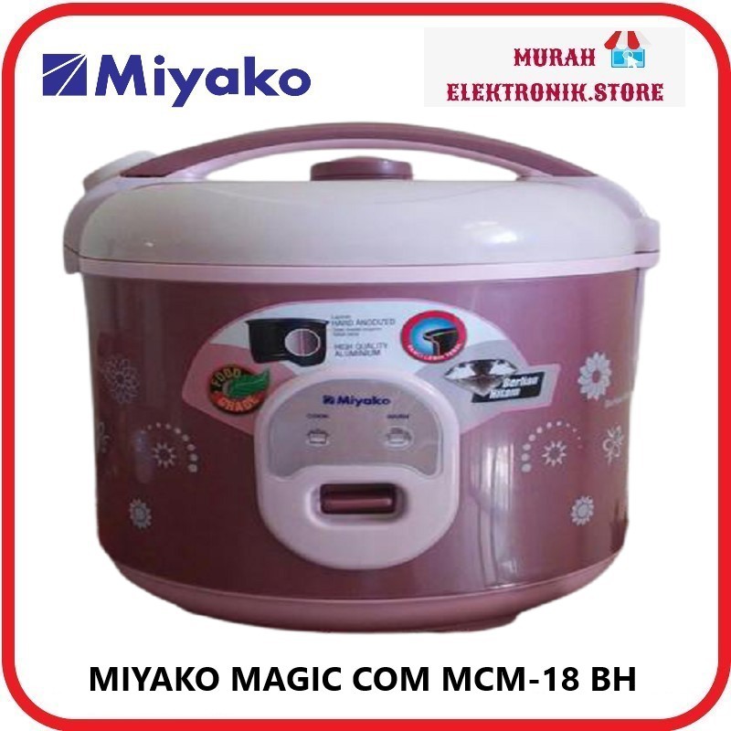 MAGIC COM / RICE COOKER MIYAKO MCM18BH / MCM 18 BH / MCM 18BH [1,8 LITER] (GARANSI RESMI)