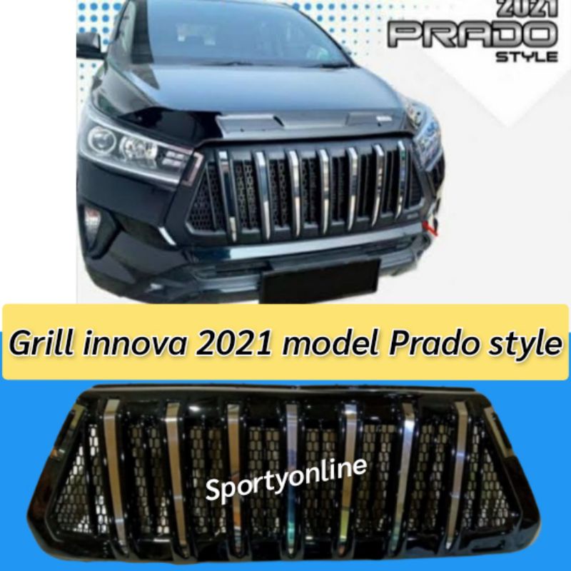 grill toyota innova reborn model prado 2021