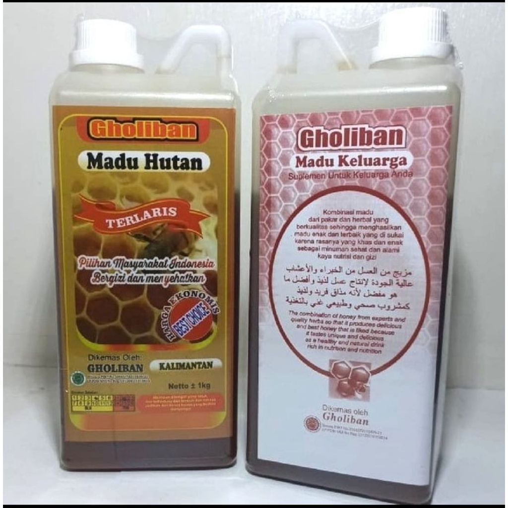 

Madu murni madu asli kalimantan 1KG plus bee pollen royal jelly