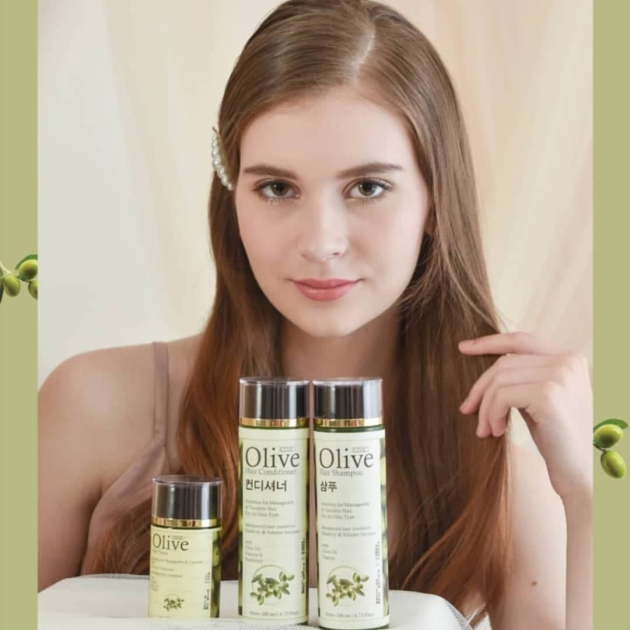 PAKET OLIVE HAIR TREATMENT - OLIVE SHAMPOO + CONDITIONER + TONIC BPOM