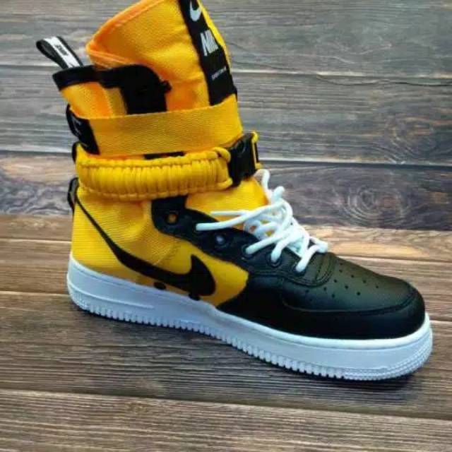 Jual Sepatu nike af1 sf high yellow 