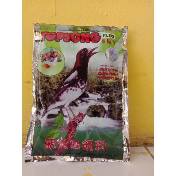 PAKAN BURUNG TOPSONG KUNING/COKLAT TOPSONG VOUR PUR