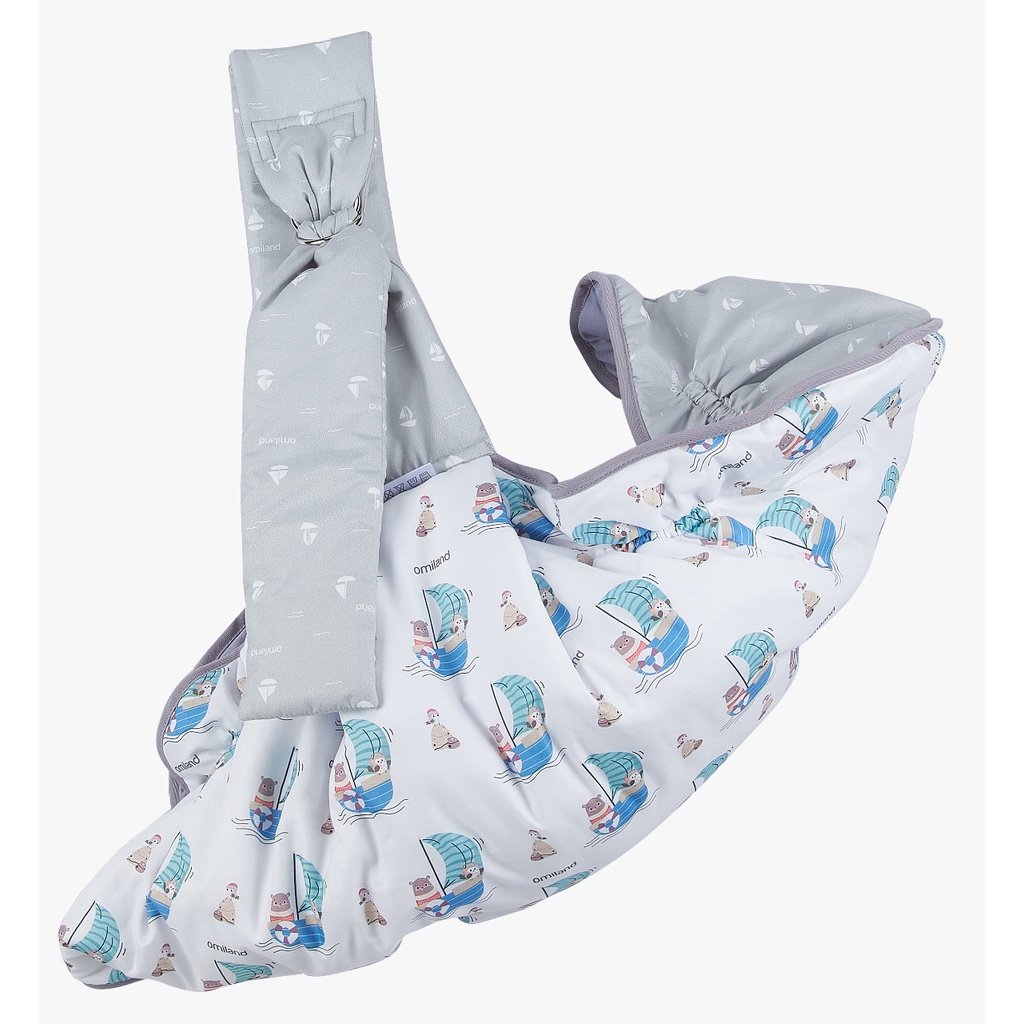 Omiland Gendongan Bayi Samping Ring Sling Feather Sailor Alpaca Series