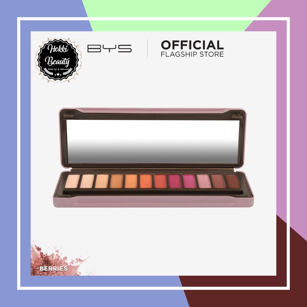 BYS Smokey &amp; Berries Eyeshadow 12 Palette