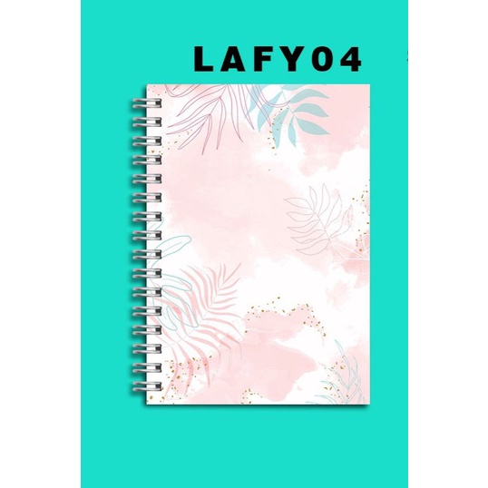 

notebook flower pink