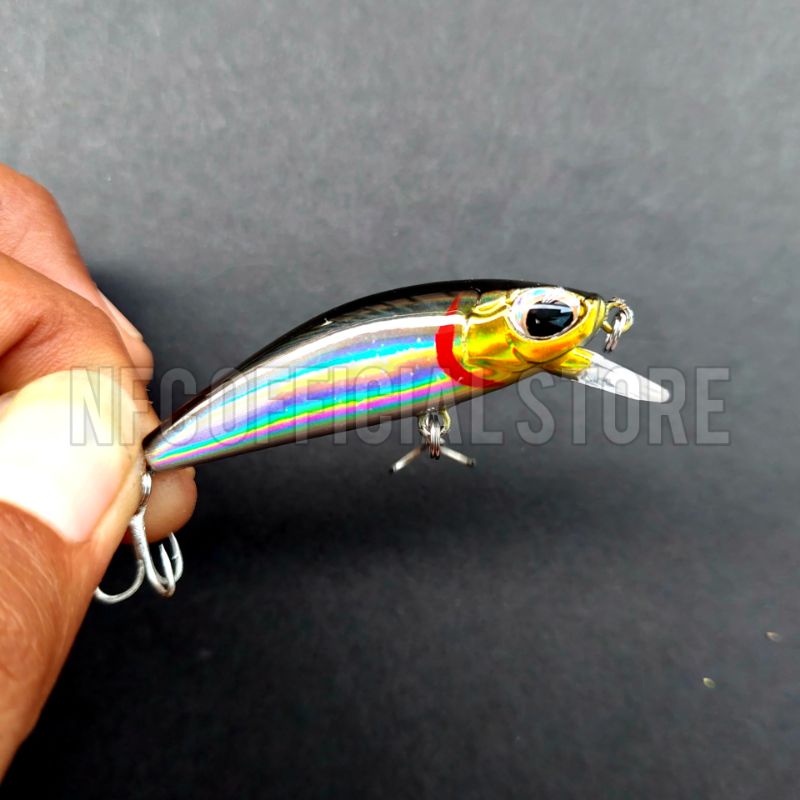 Lure minnow sinking 5,5 cm 6 gram HOOK 4X STRONG Replika Astuti Relix Nusantara