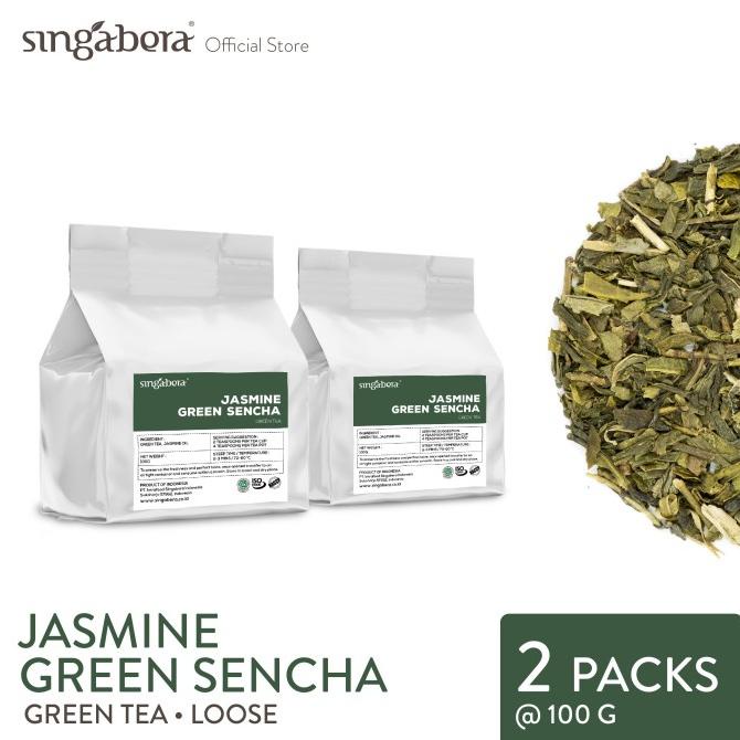 

[COD] Singabera Jasmine Green - Teh Hijau Melati - 2 packs @ 100g (Loose tea [COD]