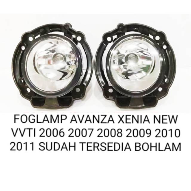 Foglamp bemper perset only avanza xenia new vvti 2007 2008 2009 2010 2011 fog lamp lampu kabut