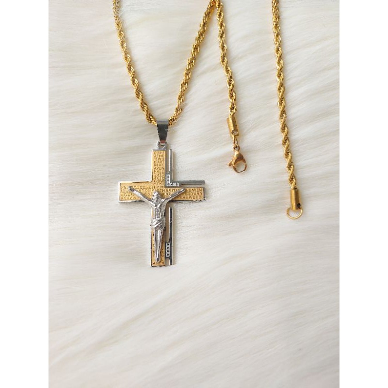 Kalung Salib Yesus Titanium6