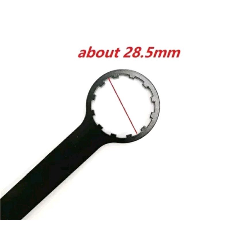 Kunci tool fork  RST sr suntour XCT XCM XCR model alloy metal alumunium tools buka pembuka fork