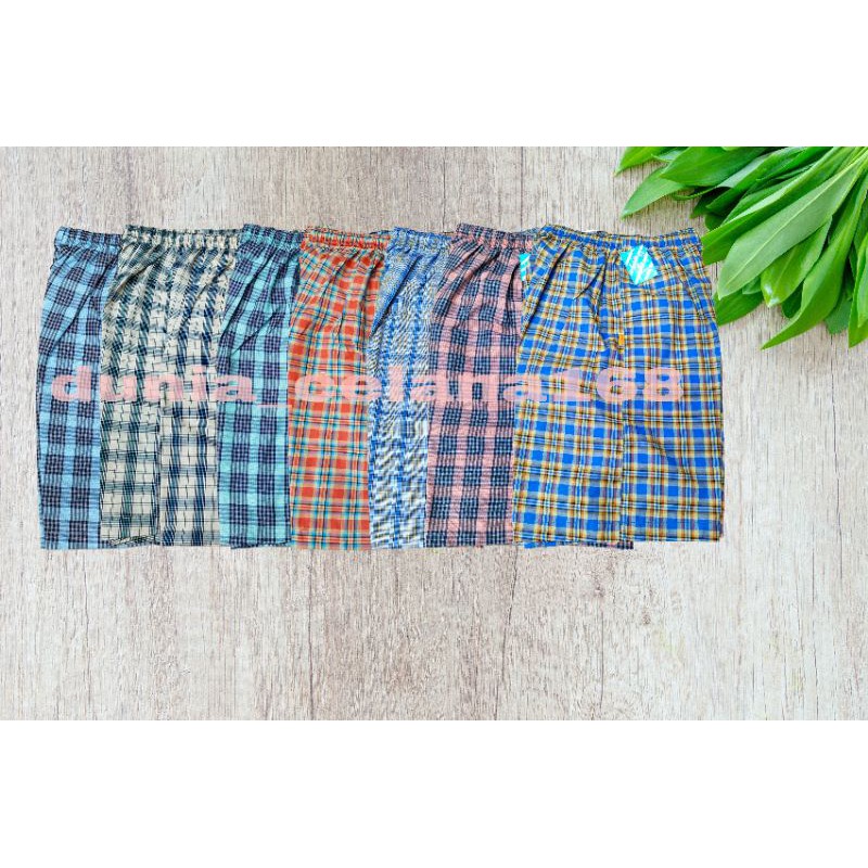 celana 3/4 pria&wanita motif