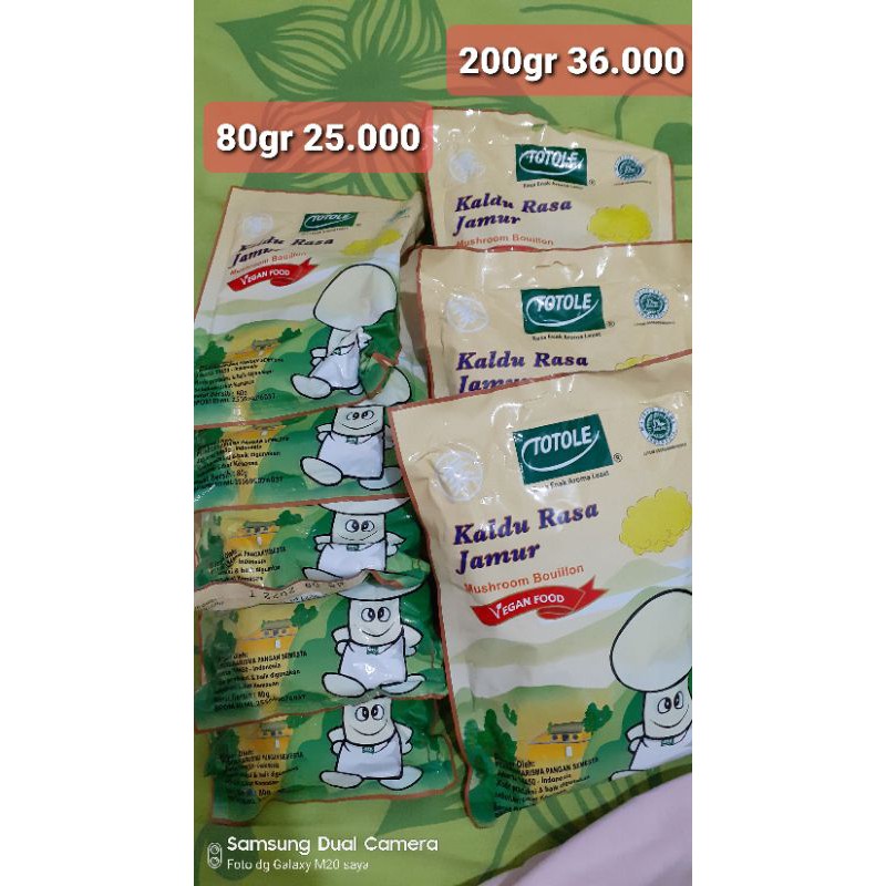 

kaldu Jamur totole 80gr penganti micin MSG