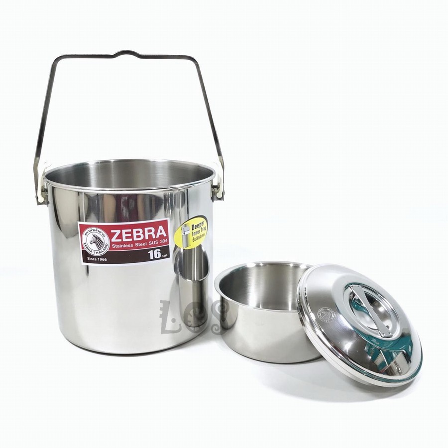 Rantang Stainless Zebra Loop Handle Pot 16cm 151626 (00230.00114)