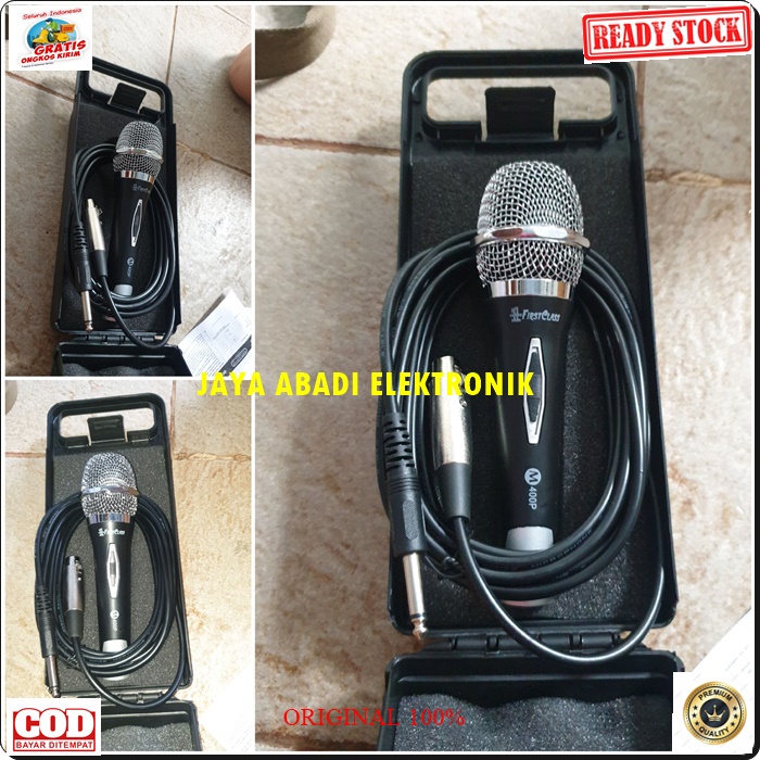 G465 FIRSTCLASS KOPER MIC HANDLE KABEL BAHAN ABS DYNAMIC CARDIOID MIKROPHONE MEETING CERAMAH PIDATO DLL VOKAL AUDIO JERNIH DAN ENTENG BEST SISTEM PROFESIONAL PRODUK BERKHUALITAS HARGA TERJANGKAU PRODUK BERKHUALITAS HARGA TERJANGKAU