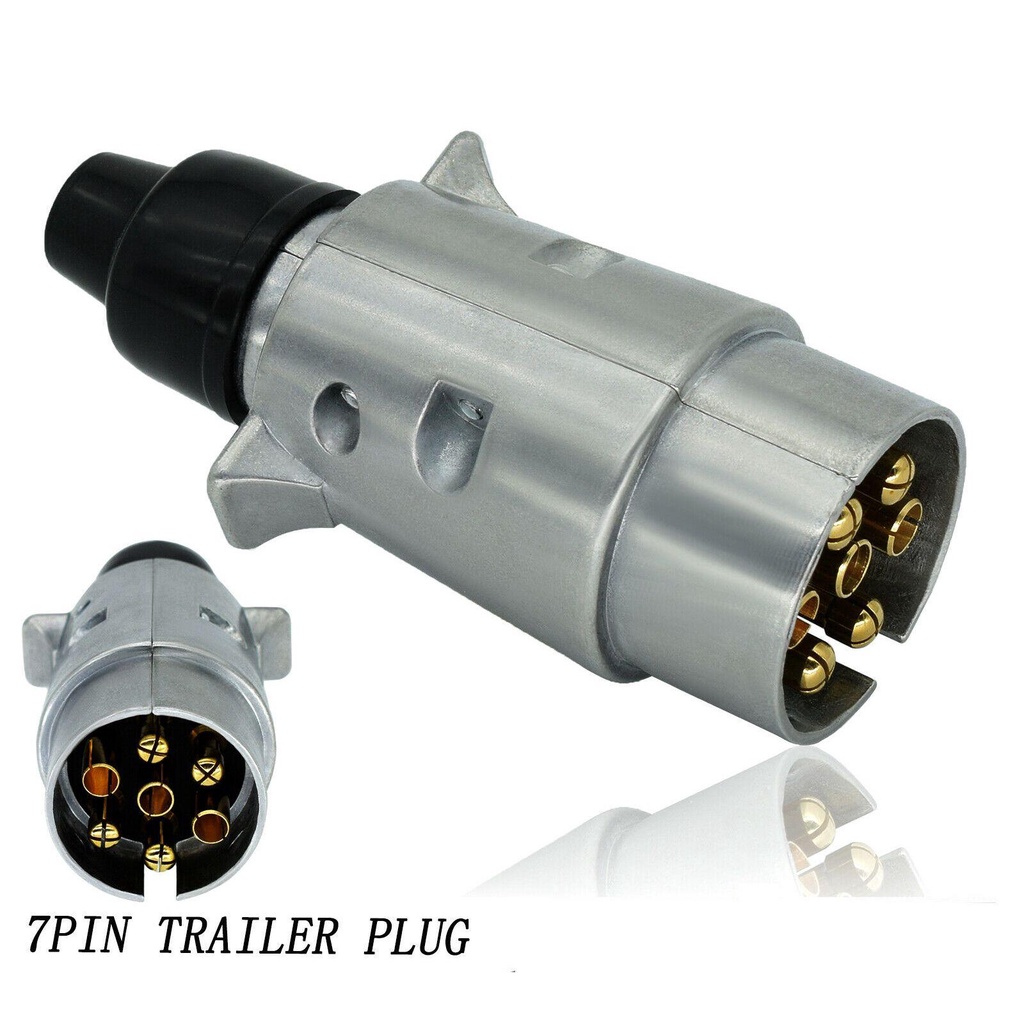 Preva 12V 7Pin Adaptor Aluminium Alloy Heavy Duty Towbar Trailer Socket