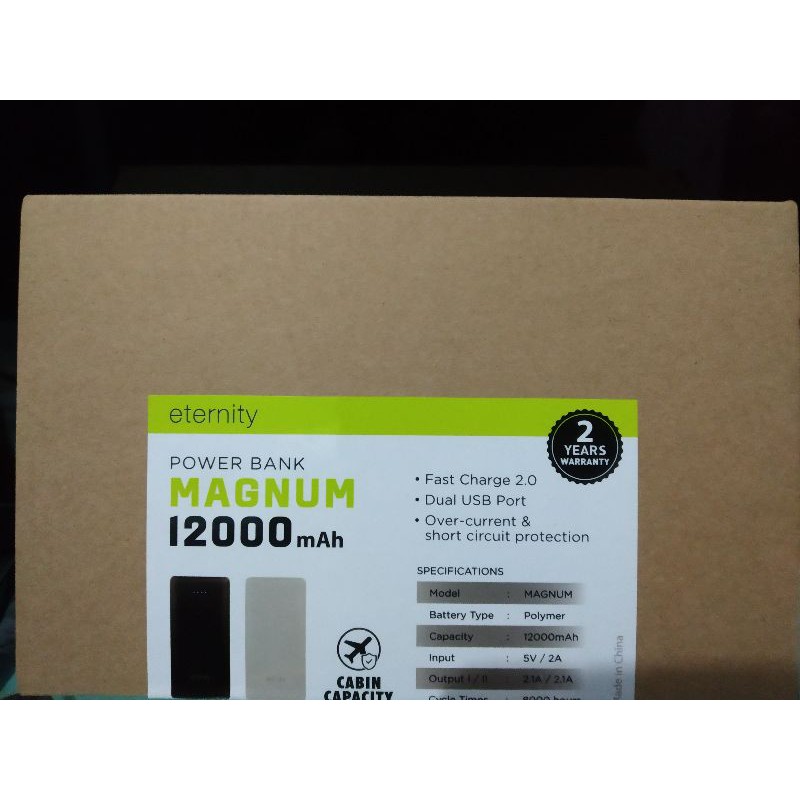 Eternity - Magnum / Powerbank 12000 mAh / Quick Charge