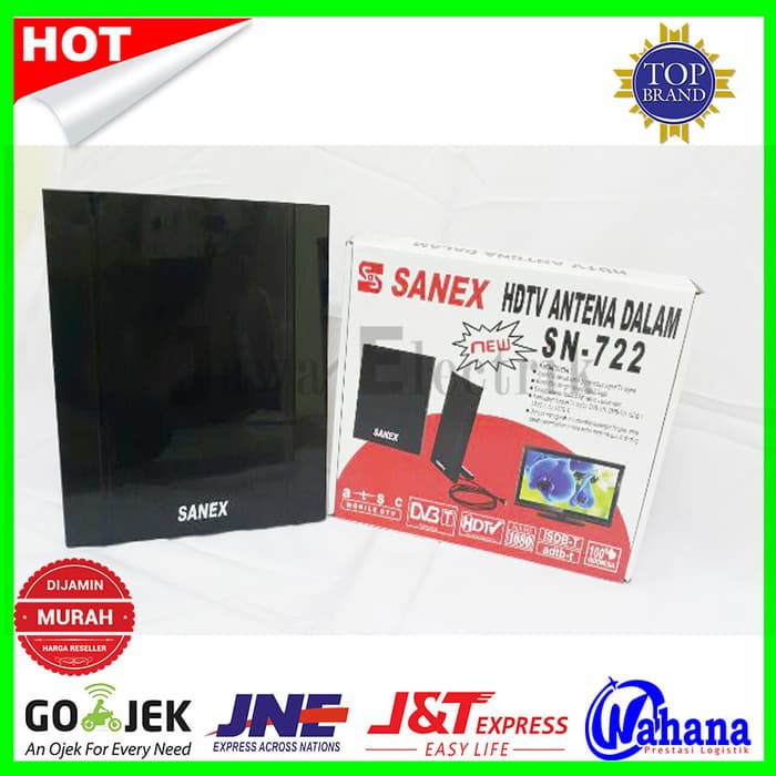 Antena Tv Dalam SANEX SN-722 Antena Indoor Antena DIGITAL sn 722