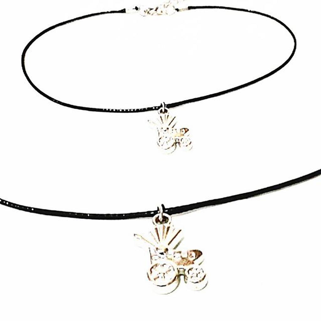 Baby Choker Necklace Silver Baby Carts | Kalung Handmade