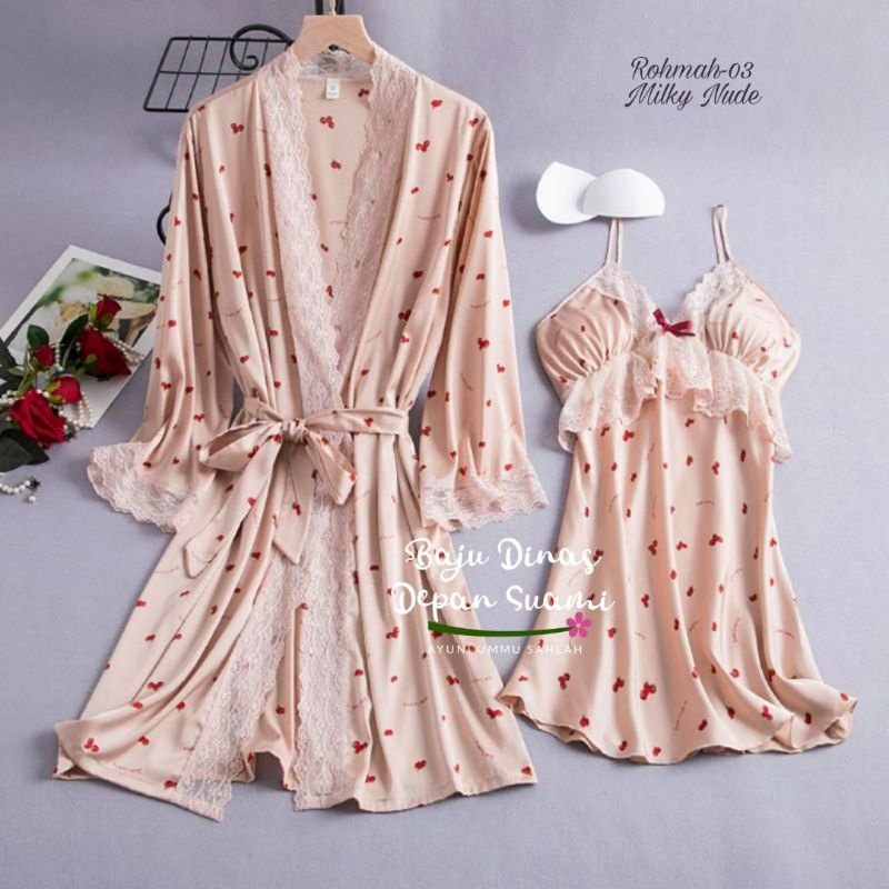 KIMONO BEST SELLER PREMIUM - KIMONO PREMIUM BAJU DINAS DEPAN SUAMI  ROHMAH 03 BDDS - HANTARAN NIKAH 