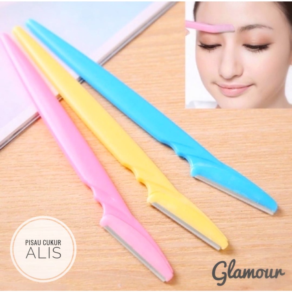 (COD) Pisau Cukur Alis / Pisau Alis / Eyebrow Razor / murah / warna warni